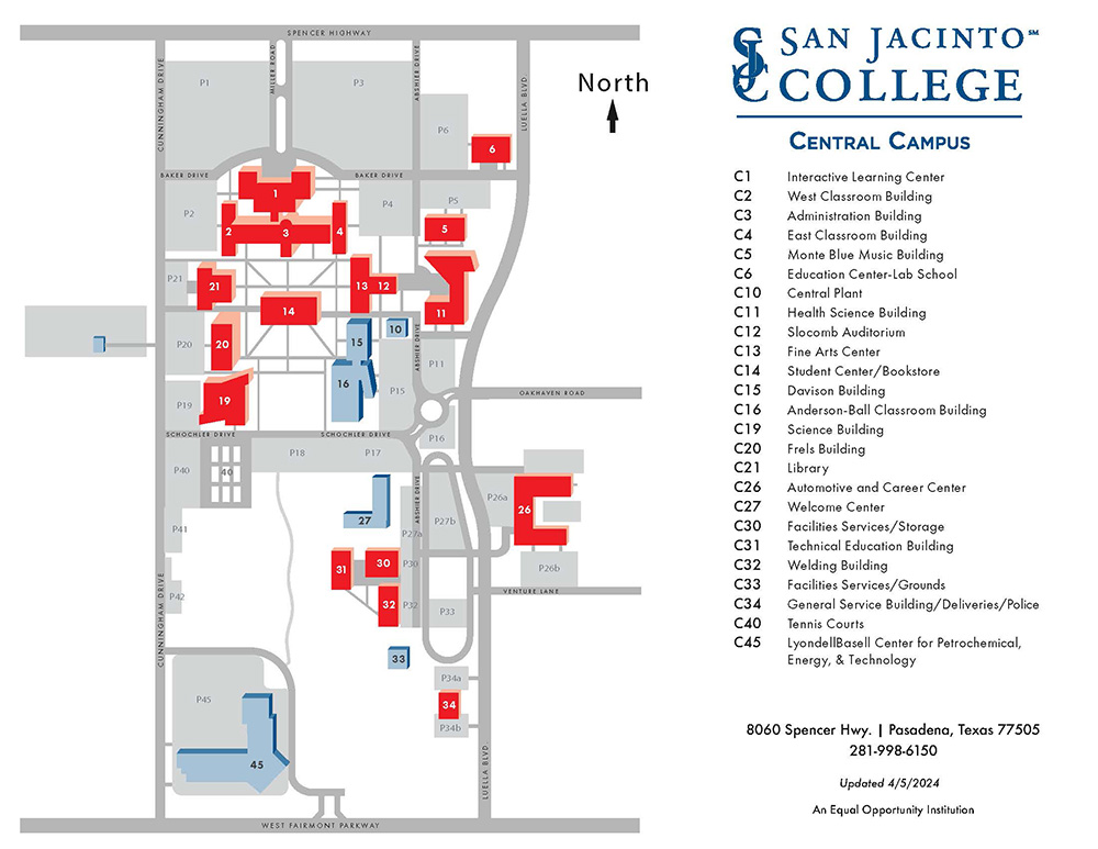 Central Campus Permanent Exclusion Campus Carry Zones